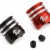 Coupon 🎁 1UP Racing Heatsink Bullet Plug Grips (Black/Red) (Fits LowPro Bullet Plugs) ⭐