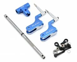 Wholesale 😀 Align 450DFC Main Rotor Head Upgrade Set (Blue) 😉