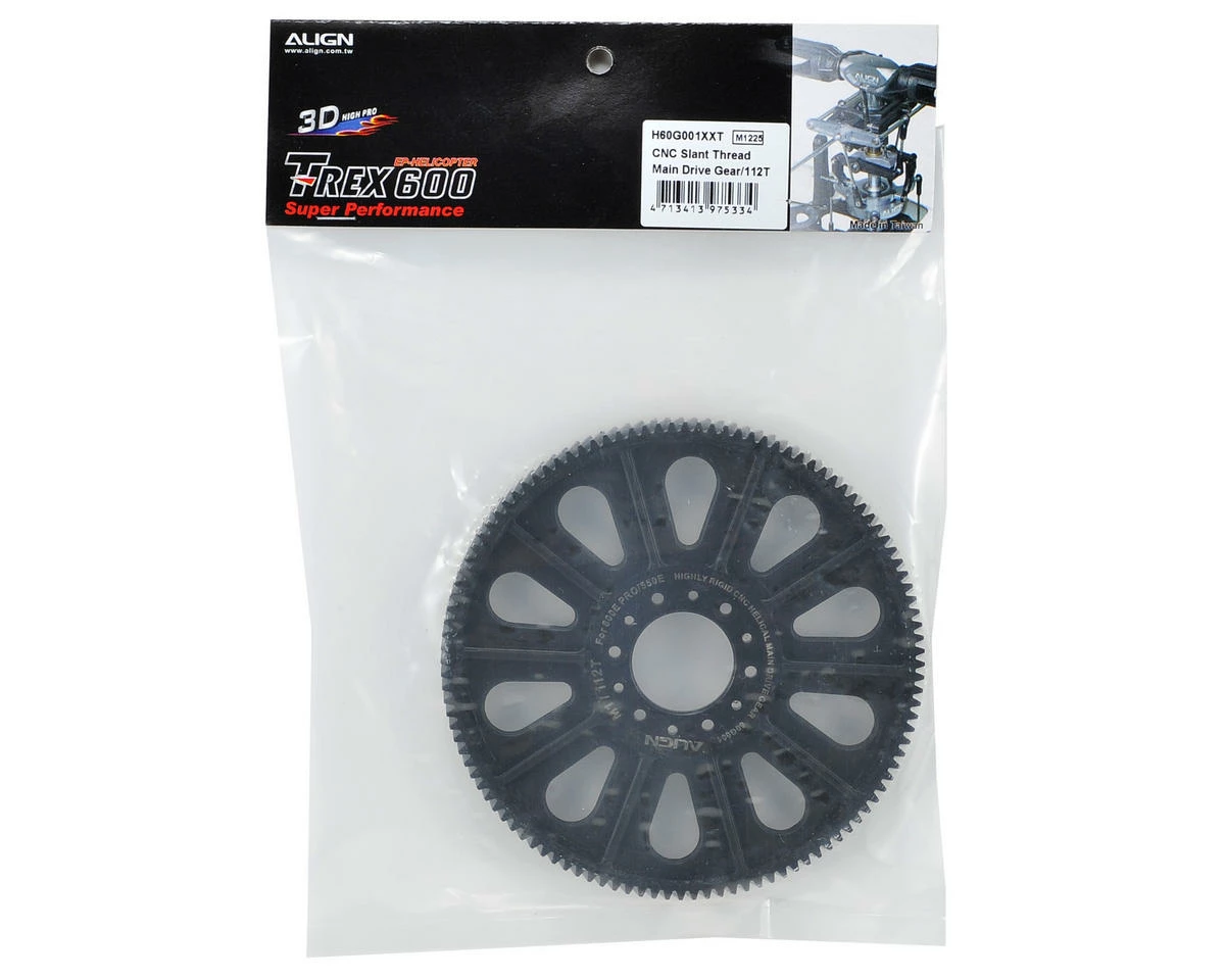 Brand new π Align CNC Slant Thread Main Drive Gear (112T) π 2 Brand new π Align CNC Slant Thread Main Drive Gear (112T) π - Image 2