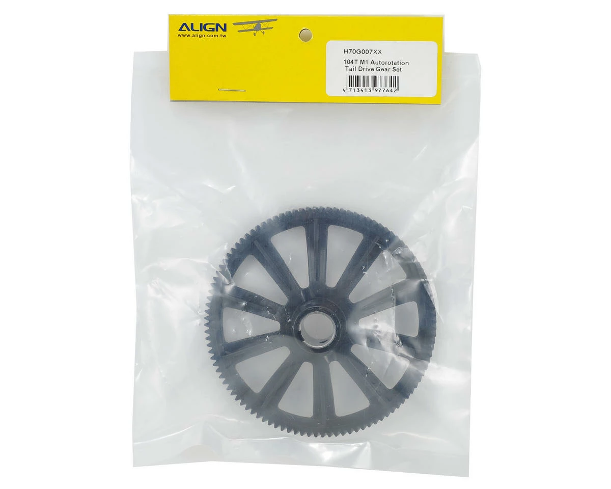 Best Sale π Align M1 Autorotation Tail Drive Gear Set (104T) π 2 Best Sale π Align M1 Autorotation Tail Drive Gear Set (104T) π - Image 2