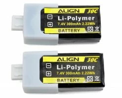 Budget 🛒 Align 2S1P LiPo Battery 30C (7.4V/300mAh) 🔔