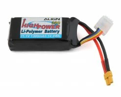 Coupon π Align 3S Lipo 30C Battery (11.1V/1300mAh) w/XT-30 Connector β¨