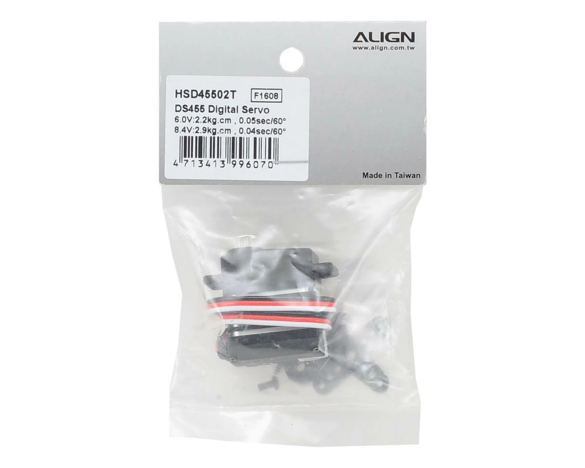 Best Pirce ✔️ Align DS455 Metal Gear Digital Micro Tail Servo (High Voltage) ✔️ 3 Best Pirce ✔️ Align DS455 Metal Gear Digital Micro Tail Servo (High Voltage) ✔️ - Image 3