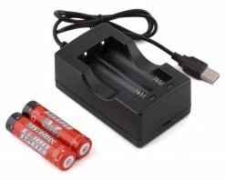 Hot Sale 👍 Arrma ADC-L2 Li-Ion Charger w/Two Li-Ion 18650 Batteries 👍