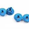 Discount 🔔 Avid RC Triad 4mm Light Weight Serrated Wheel Nut Set (4) (Blue) 😉