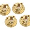 Coupon 🔥 Avid RC Triad 4mm Light Weight Serrated Wheel Nut Set (4) (Gold) 💯