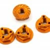 Brand new 🤩 Avid RC Triad 4mm Light Weight Serrated Wheel Nut Set (4) (Orange) 🔥