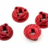 Promo 😀 Avid RC Triad 4mm Light Weight Serrated Wheel Nut Set (4) (Red) 🥰