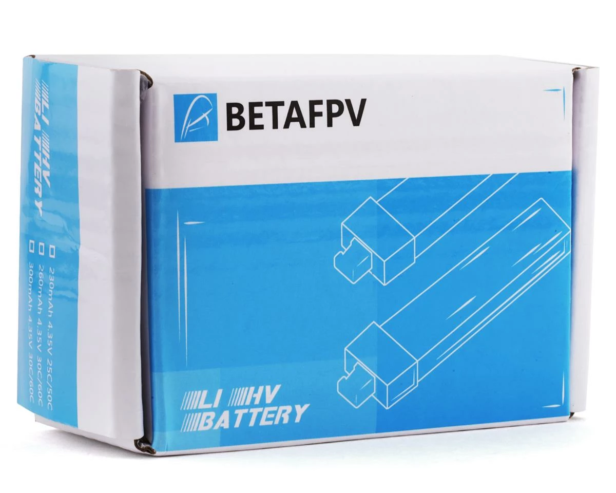 Best deal π BetaFPV 1S 30C LiHv Battery (3.7V/300mAh) (8) w/BT2.0 Connector 𧨠2 Best deal π BetaFPV 1S 30C LiHv Battery (3.7V/300mAh) (8) w/BT2.0 Connector 𧨠- Image 2