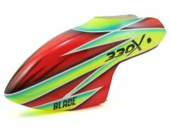 Hot Sale 🔥 Blade 330X Fiberglass Canopy (Green/Red) 🤩