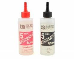 New 🥰 Bob Smith Industries QUICK-CURE 5 Minute Epoxy (9oz) 😍