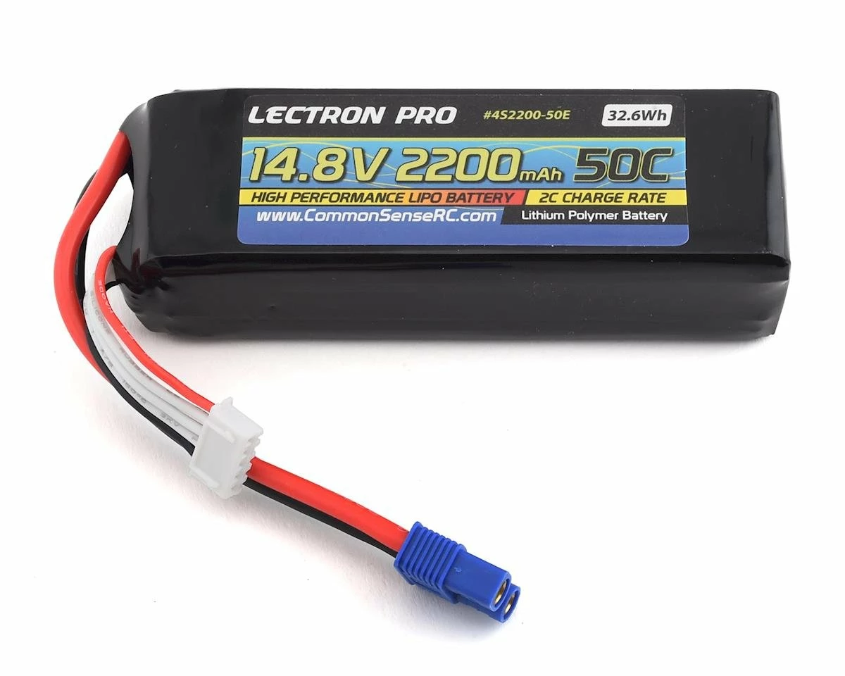 Coupon β Common Sense RC Lectron Pro 4S 50C LiPo Battery (14.8V/2200mAh) w/EC3 Connector π 1 Coupon β Common Sense RC Lectron Pro 4S 50C LiPo Battery (14.8V/2200mAh) w/EC3 Connector π