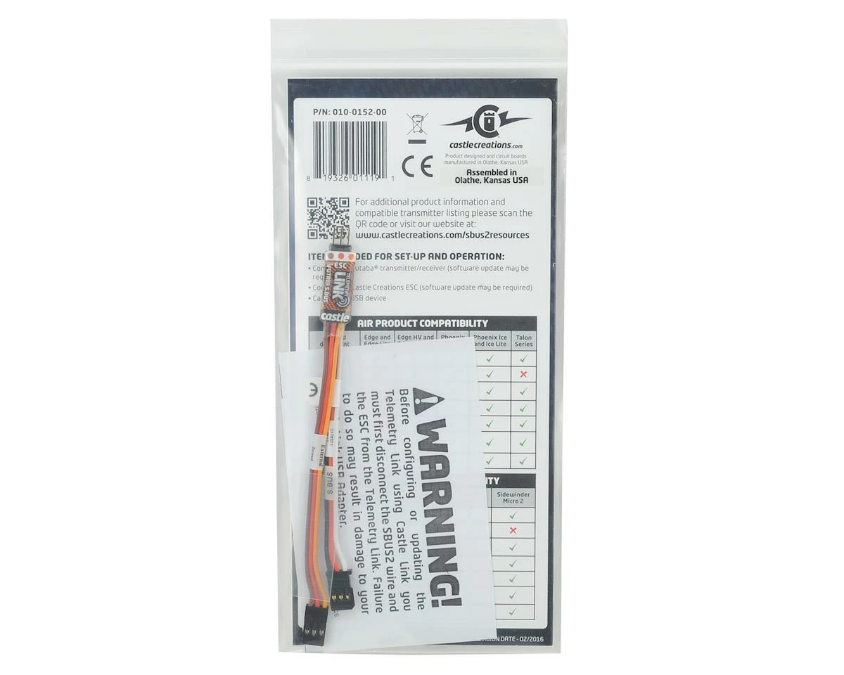 Budget 🎉 Castle Creations S-Bus 2 Telemetry Link 🎁 2 Budget 🎉 Castle Creations S-Bus 2 Telemetry Link 🎁 - Image 2