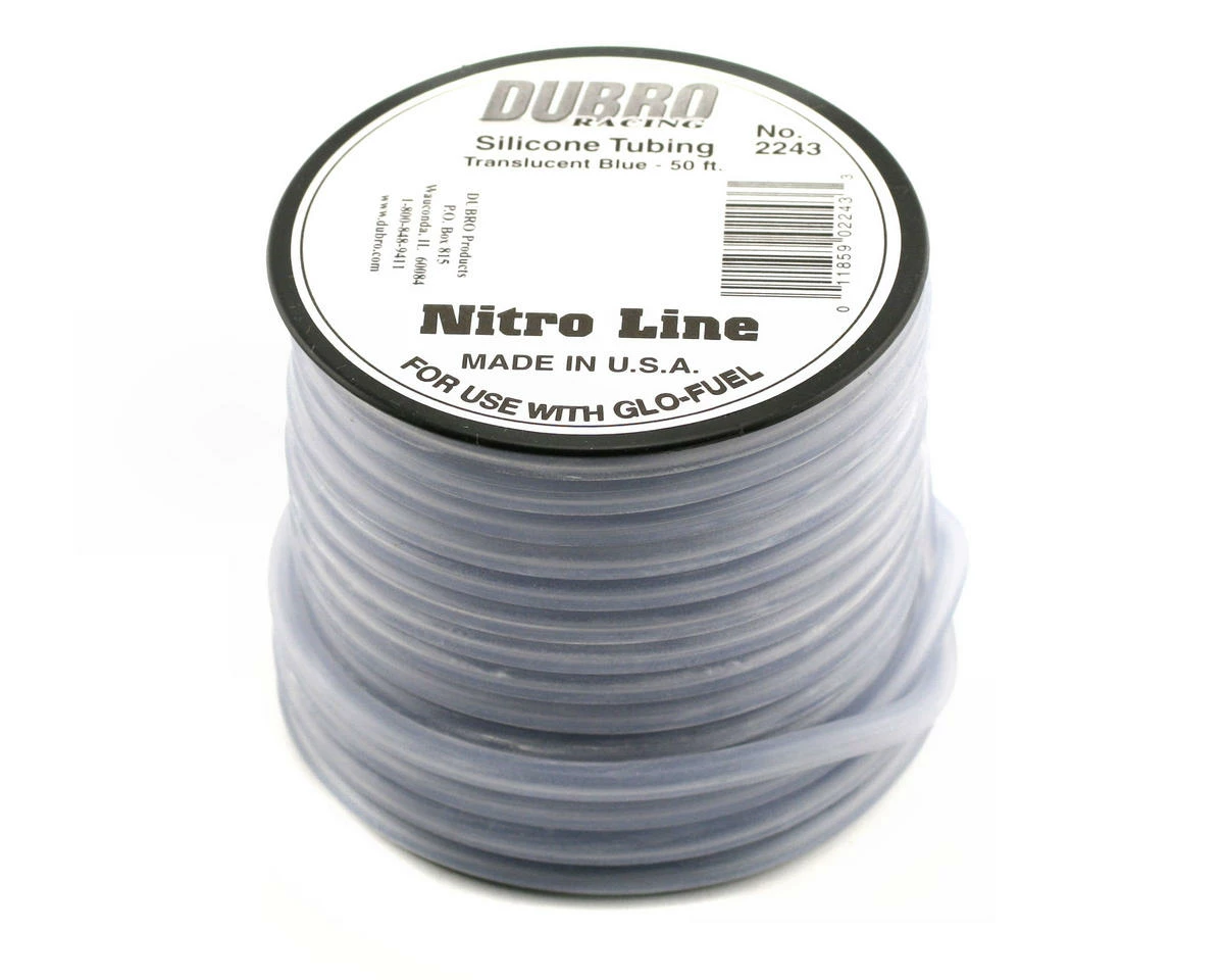 Brand new β DuBro "Nitro Line" Silicone Fuel Tubing (Blue) (50') π 1 Brand new β DuBro "Nitro Line" Silicone Fuel Tubing (Blue) (50') π