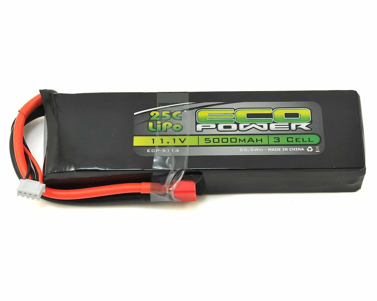 Coupon 😉 EcoPower "Electron" 3S LiPo 25C Battery (11.1V/5000mAh) w/T-Style Connector ⌛ 1 Coupon 😉 EcoPower "Electron" 3S LiPo 25C Battery (11.1V/5000mAh) w/T-Style Connector ⌛