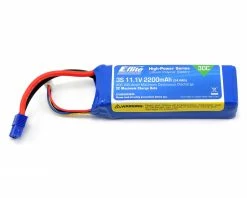 Wholesale 😉 E-flite 3S LiPo Battery 30C (11.1V/2200mAh) w/EC3 Connector 👏