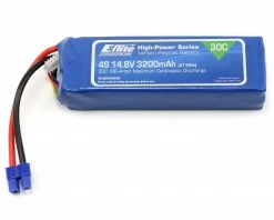 Discount 😉 E-flite 4S LiPo Battery 30C (14.8V/3200mah) w/EC3 Connector ✨