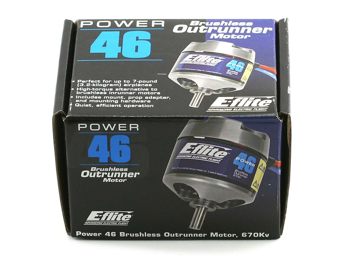 Best deal π E-flite Power 46 Brushless Outrunner Motor, 670Kv: 3.5mm Bullet π― 3 Best deal π E-flite Power 46 Brushless Outrunner Motor, 670Kv: 3.5mm Bullet π― - Image 3