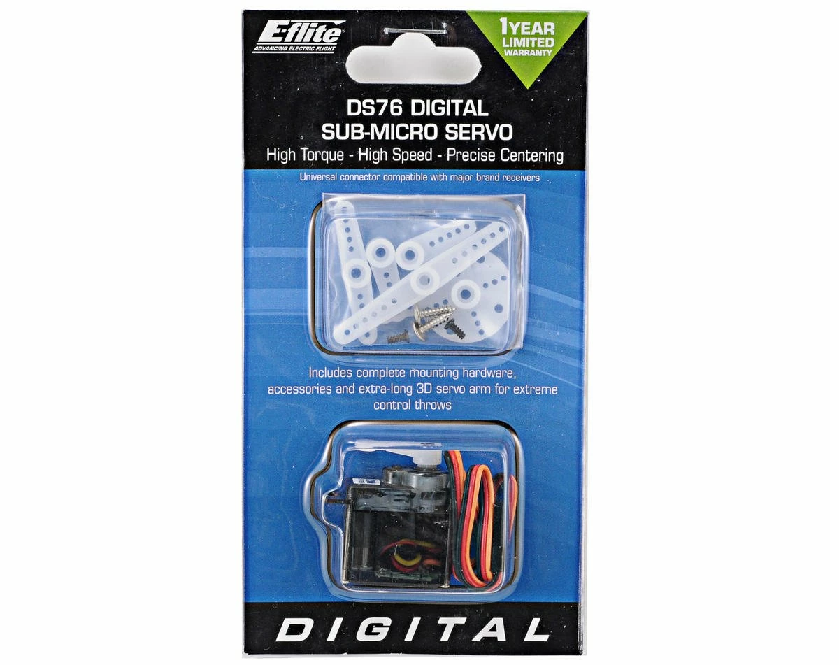 Deals π― E-flite DS76 7.6-Gram Digital Sub-Micro Servo π₯° 3 Deals π― E-flite DS76 7.6-Gram Digital Sub-Micro Servo π₯° - Image 3