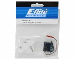 Brand new 😀 E-flite 7.6-Gram Sub-Micro Digital Tail Servo w/JST ⌛ -Helicopters Sales eflrds76tj 2