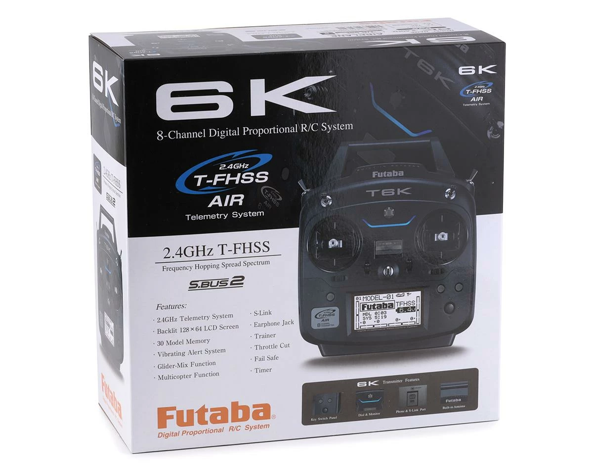 Best Pirce π Futaba 6K 2.4GHz S FHSS/T-FHSS Radio System (Airplane) w/R3008SB Receiver π 3 Best Pirce π Futaba 6K 2.4GHz S FHSS/T-FHSS Radio System (Airplane) w/R3008SB Receiver π - Image 3
