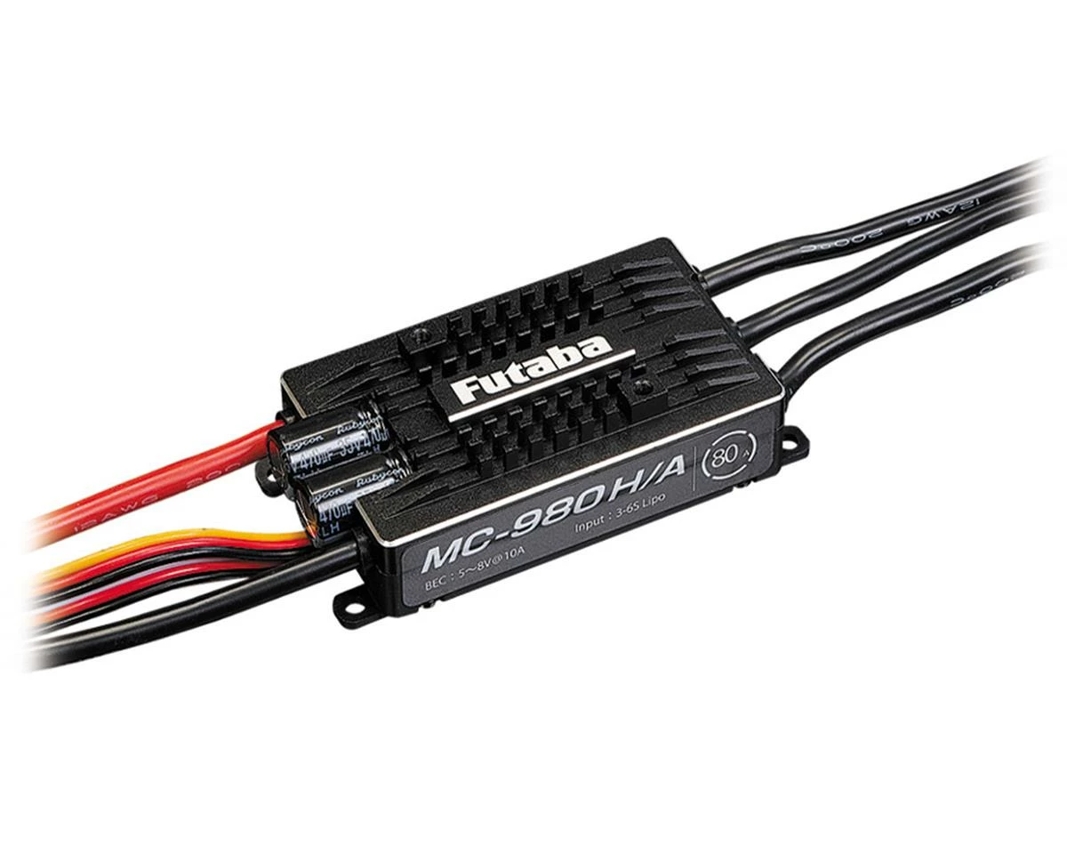 Flash Sale β€οΈ Futaba MC980H/A 80A Brushless Electronic Speed Control (450-500 Size) π 1 Flash Sale β€οΈ Futaba MC980H/A 80A Brushless Electronic Speed Control (450-500 Size) π