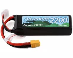 Best reviews of 🤩 Gens Ace 3s LiPo Battery 60C (11.1V/2200mAh) w/XT-60 Connector 👏