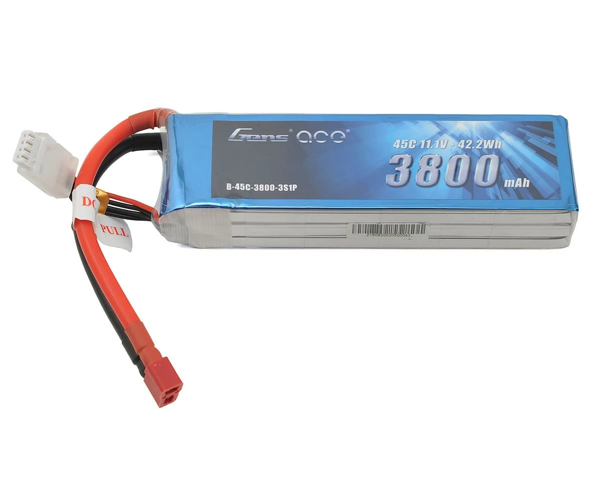 Best reviews of π Gens Ace 3S LiPo Battery 45C (11.1V/3800mAh) w/T-Style Connector π₯° 1 Best reviews of π Gens Ace 3S LiPo Battery 45C (11.1V/3800mAh) w/T-Style Connector π₯°