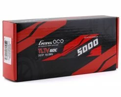Best reviews of 👏 Gens Ace 3s Short-Size LiPo Battery 60C w/XT-60 Connector (11.1V/5000mAh) 🎉 -Helicopters Sales gea50003s60sx 2