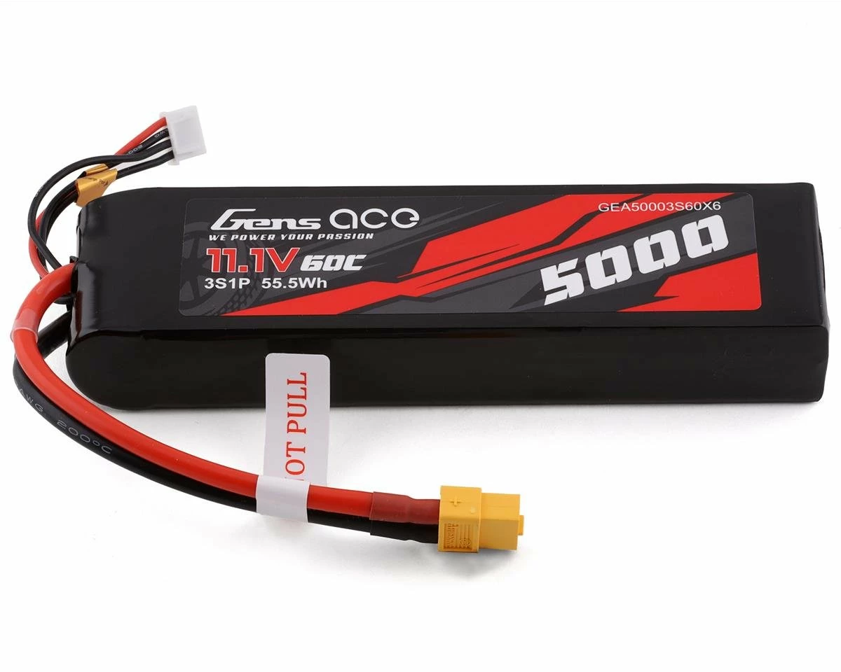 Coupon β Gens Ace 3s LiPo Battery 60C (11.1V/5000mAh) w/XT-60 Connector 𧨠1 Coupon β Gens Ace 3s LiPo Battery 60C (11.1V/5000mAh) w/XT-60 Connector π§¨