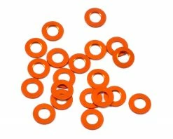 Brand new π€© HB Racing 3x6x0.5mm Aluminum Washer (Orange) (20) π