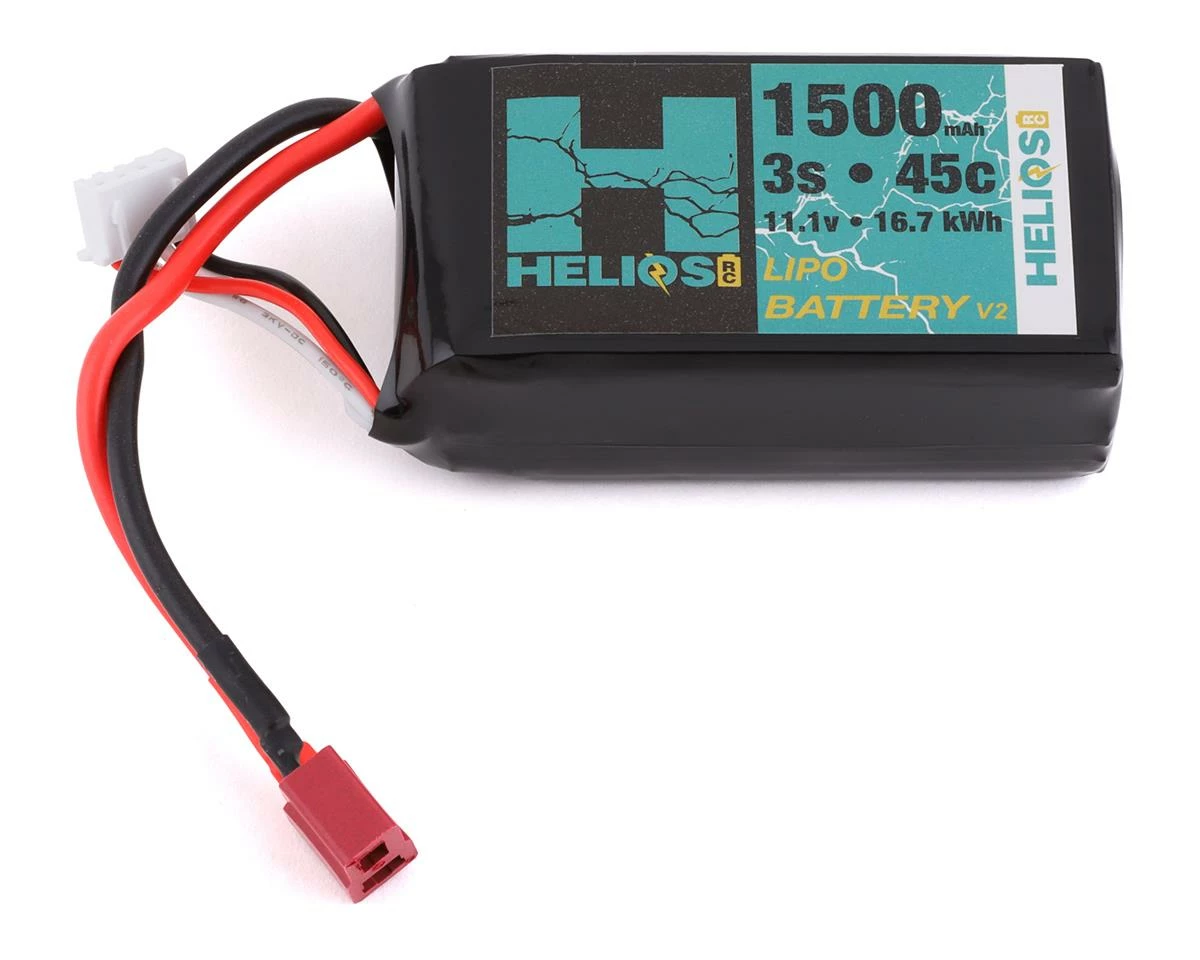 Hot Sale π Helios RC 3S 45C LiPo Battery w/Deans Connector (11.1V/1500mAh) π 1 Hot Sale π Helios RC 3S 45C LiPo Battery w/Deans Connector (11.1V/1500mAh) π