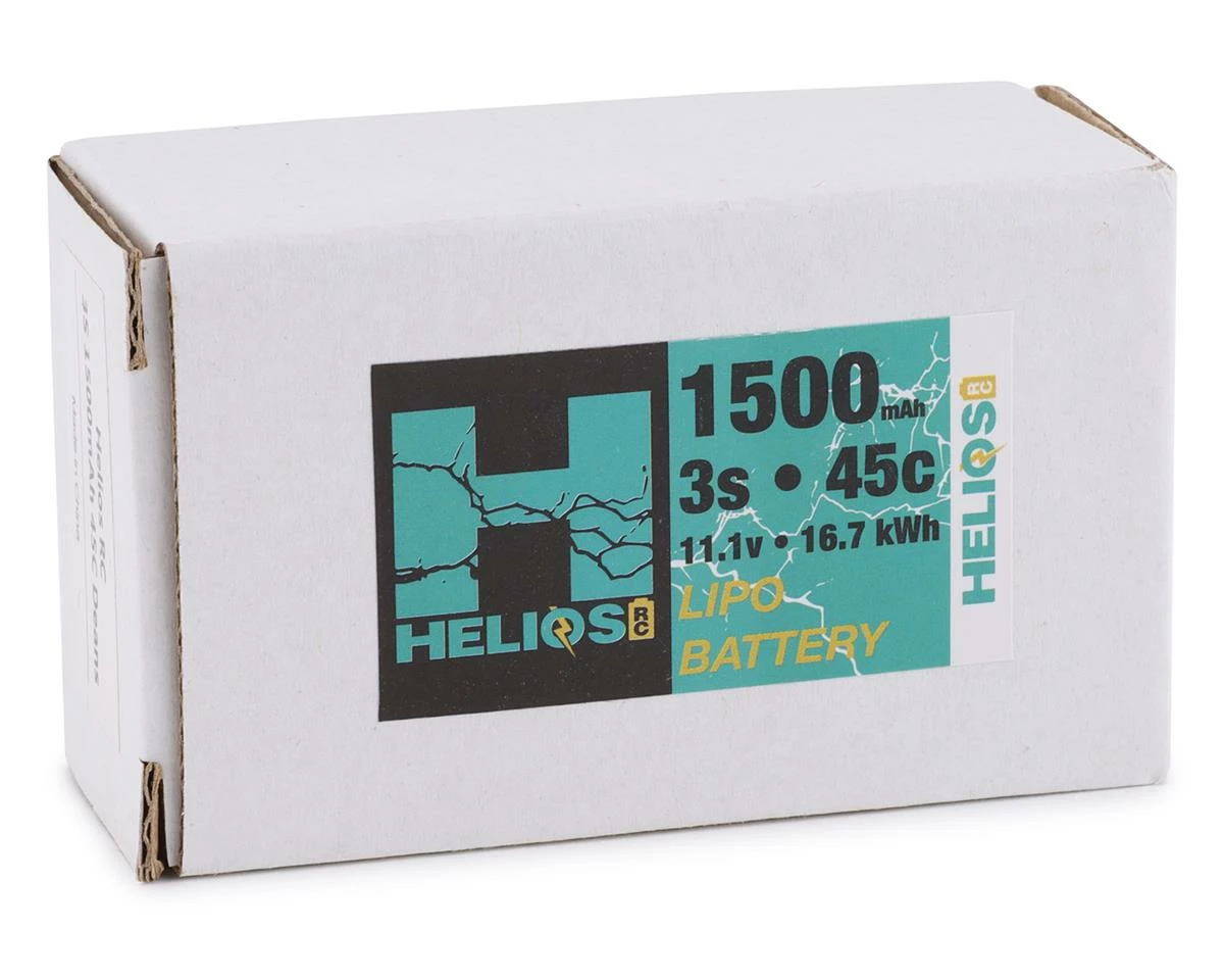 Hot Sale π Helios RC 3S 45C LiPo Battery w/Deans Connector (11.1V/1500mAh) π 2 Hot Sale π Helios RC 3S 45C LiPo Battery w/Deans Connector (11.1V/1500mAh) π - Image 2