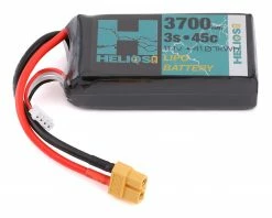 Brand new 🔔 Helios RC 3S 45C Shorty LiPo Battery w/XT60 Connector (11.1V/3700mAh) 🌟