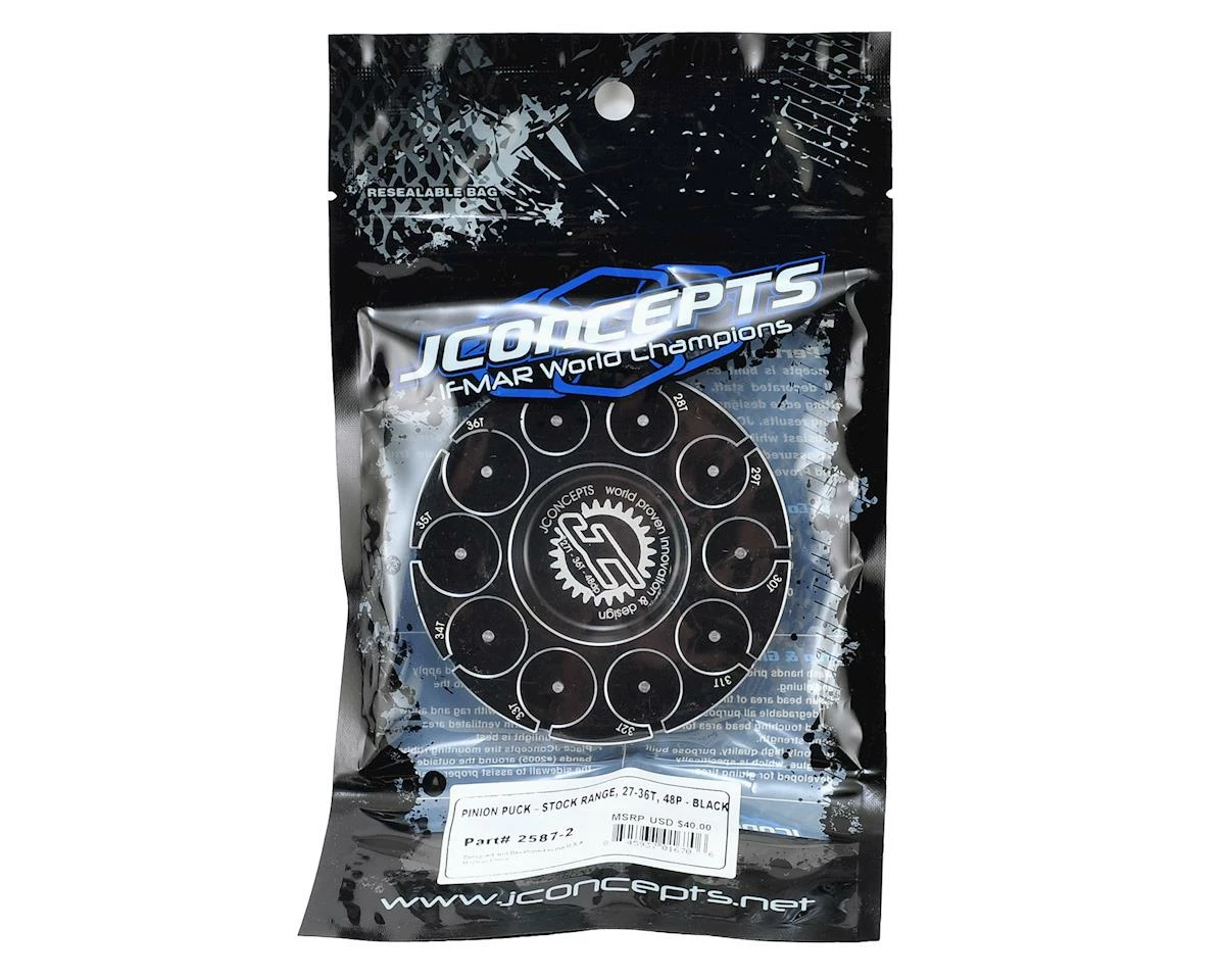 Deals π JConcepts Aluminum Pinion Puck Stock Range (Black) π€© 2 Deals π JConcepts Aluminum Pinion Puck Stock Range (Black) π€© - Image 2