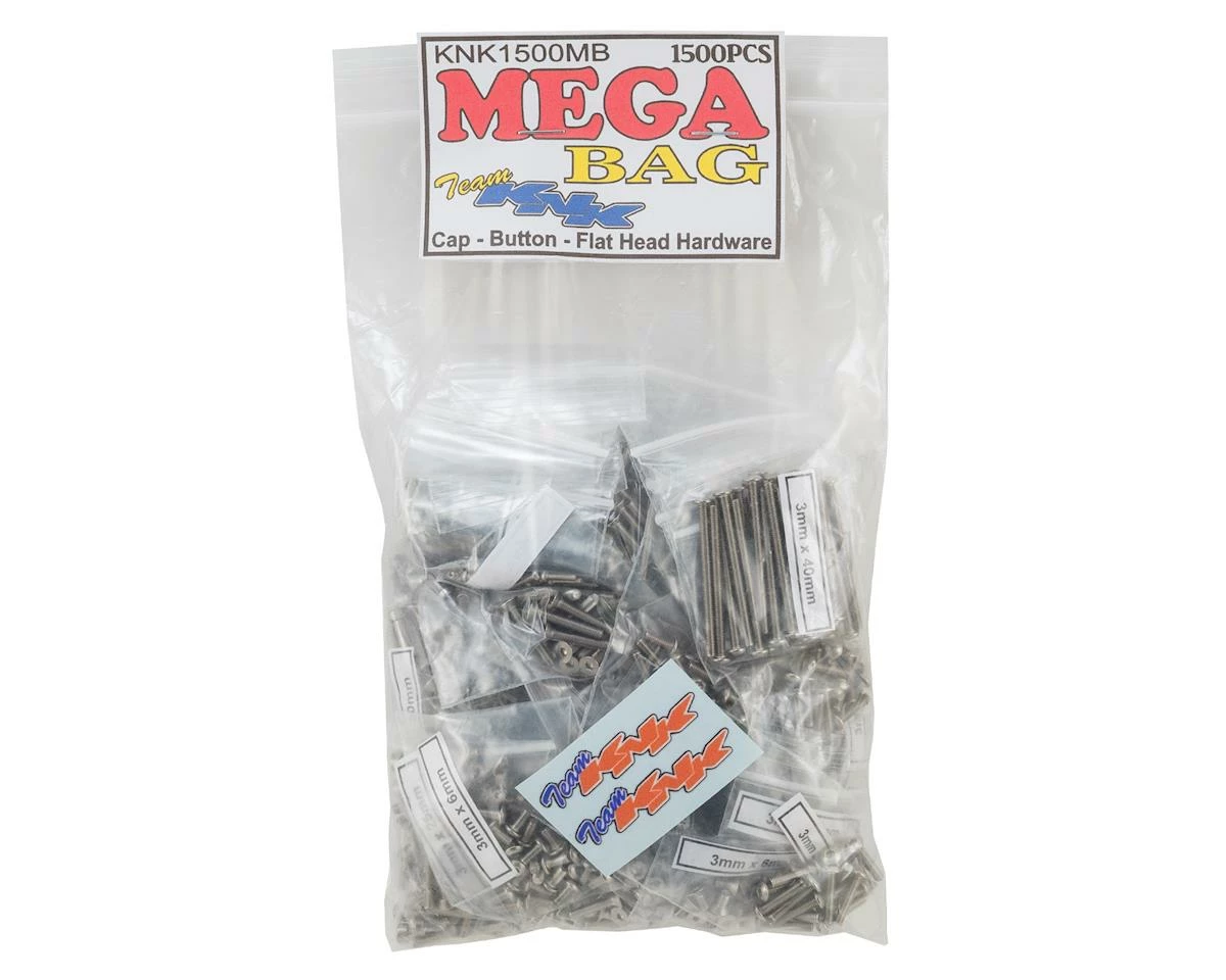 Brand new π Team KNK Mega Bag Stainless Hardware Kit (1500) β€οΈ 1 Brand new π Team KNK Mega Bag Stainless Hardware Kit (1500) β€οΈ