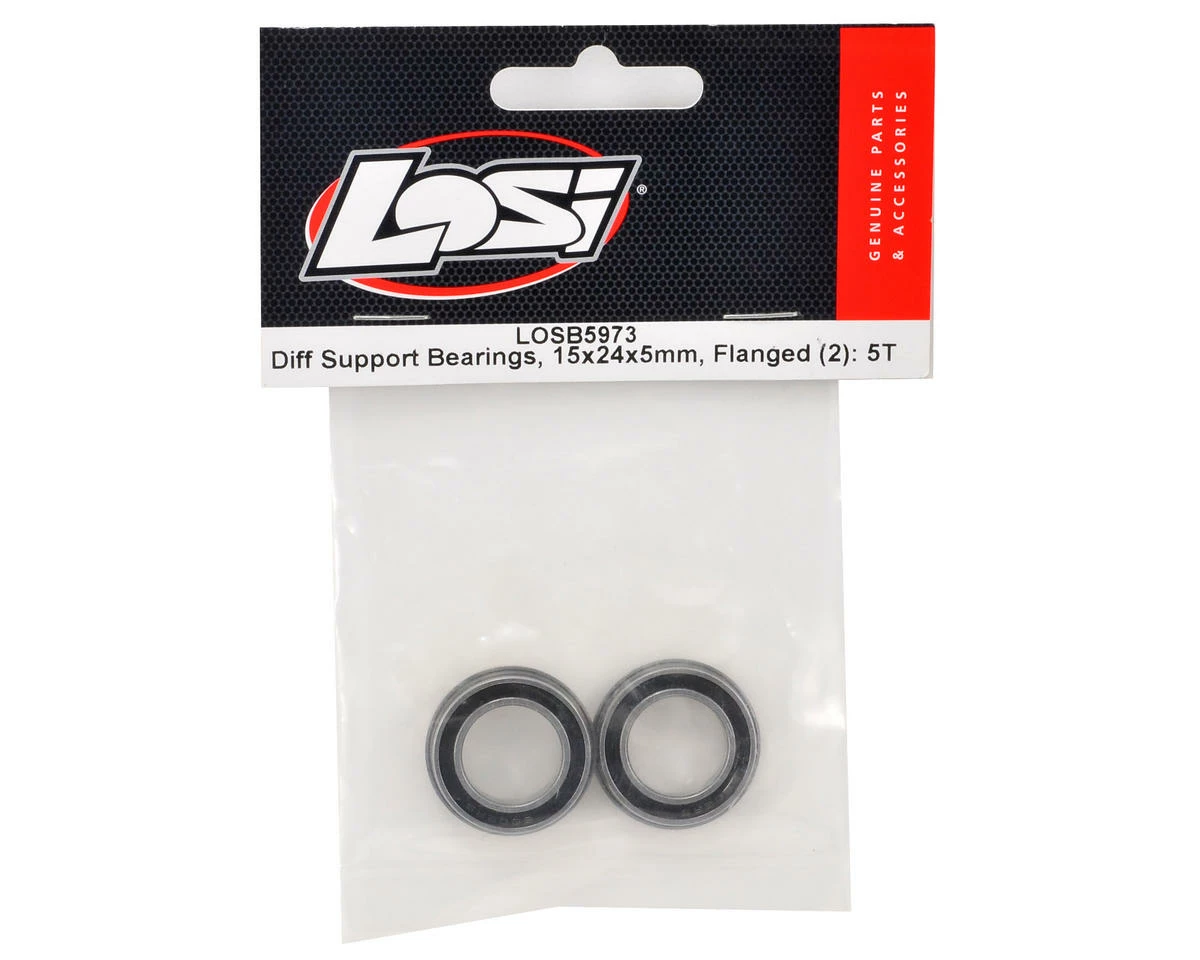 Deals ⌛ Losi 15x24x5mm Flanged Differential Support Bearing Set (2) ❤️ 2 Deals ⌛ Losi 15x24x5mm Flanged Differential Support Bearing Set (2) ❤️ - Image 2