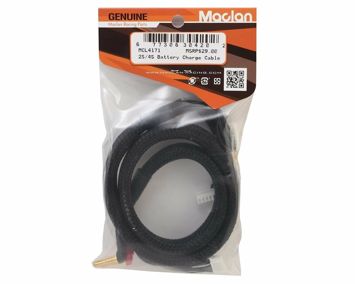 Cheap π Maclan Max Current 2S/4S Charge Cable w/4mm & 5mm Bullet Connector β€οΈ 2 Cheap π Maclan Max Current 2S/4S Charge Cable w/4mm & 5mm Bullet Connector β€οΈ - Image 2
