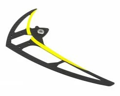 Best Pirce 🤩 Mikado Logo 600 Carbon Vertical Fin (Yellow) 👍