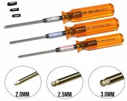 Deals 🔔 MIP Thorp Metric Ball End Hex Driver 🔧 Wrench Set (3) (2.0, 2.5 & 3.0mm) ❤️
