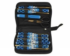 Deals ✨ Maxline R/C Products 14 Piece Honeycomb Tool Set w/Case (Blue) ✨