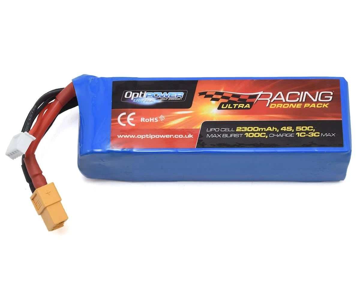 Top 10 π Optipower 4S 50C LiPo Battery (14.8V/2300mAh) w/XT-60 Connector β€οΈ 1 Top 10 π Optipower 4S 50C LiPo Battery (14.8V/2300mAh) w/XT-60 Connector β€οΈ