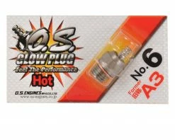Discount 🌟 O.S. No.6 Short Body Standard Glow Plug "Hot" 🧨