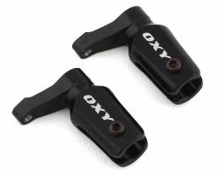 Outlet 😉 OXY Heli Aluminum Main Grip Set (Black) (Oxy 2) ✨