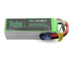 Promo 💯 PULSE Ultra Power Series 6S LiPo Battery 50C (22.2V/3700mAh) w/XT60 Connector ✔️