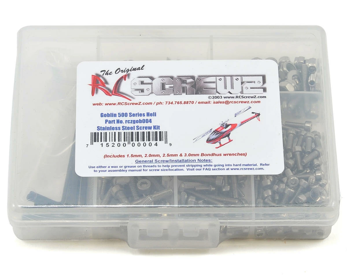 Cheapest β RC Screwz Goblin 500 Stainless Steel Screw Kit π 1 Cheapest β RC Screwz Goblin 500 Stainless Steel Screw Kit π