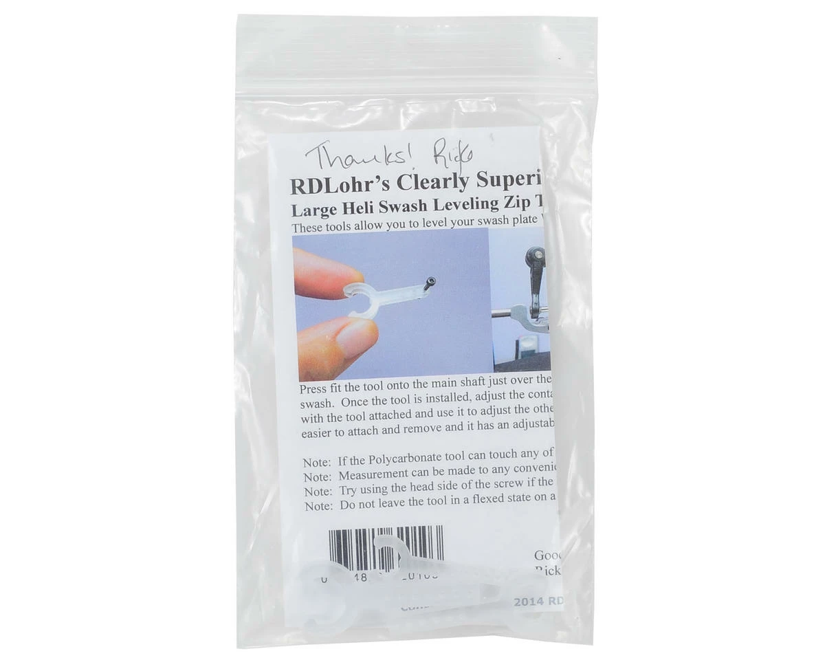 Brand new π RDLohrs Clearly Superior Products Large Heli Swash Leveling Zip Tool Set 8, 10 & 12mm π₯ 2 Brand new π RDLohrs Clearly Superior Products Large Heli Swash Leveling Zip Tool Set 8, 10 & 12mm π₯ - Image 2