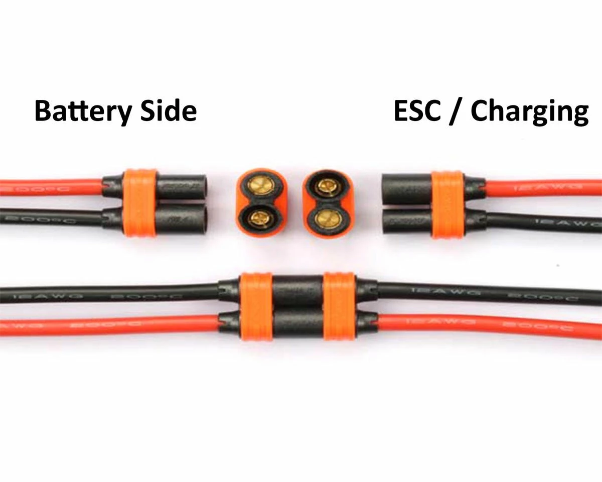 Cheapest ๐ฏ RCPROPLUS Pro-D6 Supra X Battery Connector (4 Sets) (8~10AWG) ๐ 2 Cheapest ๐ฏ RCPROPLUS Pro-D6 Supra X Battery Connector (4 Sets) (8~10AWG) ๐ - Image 2