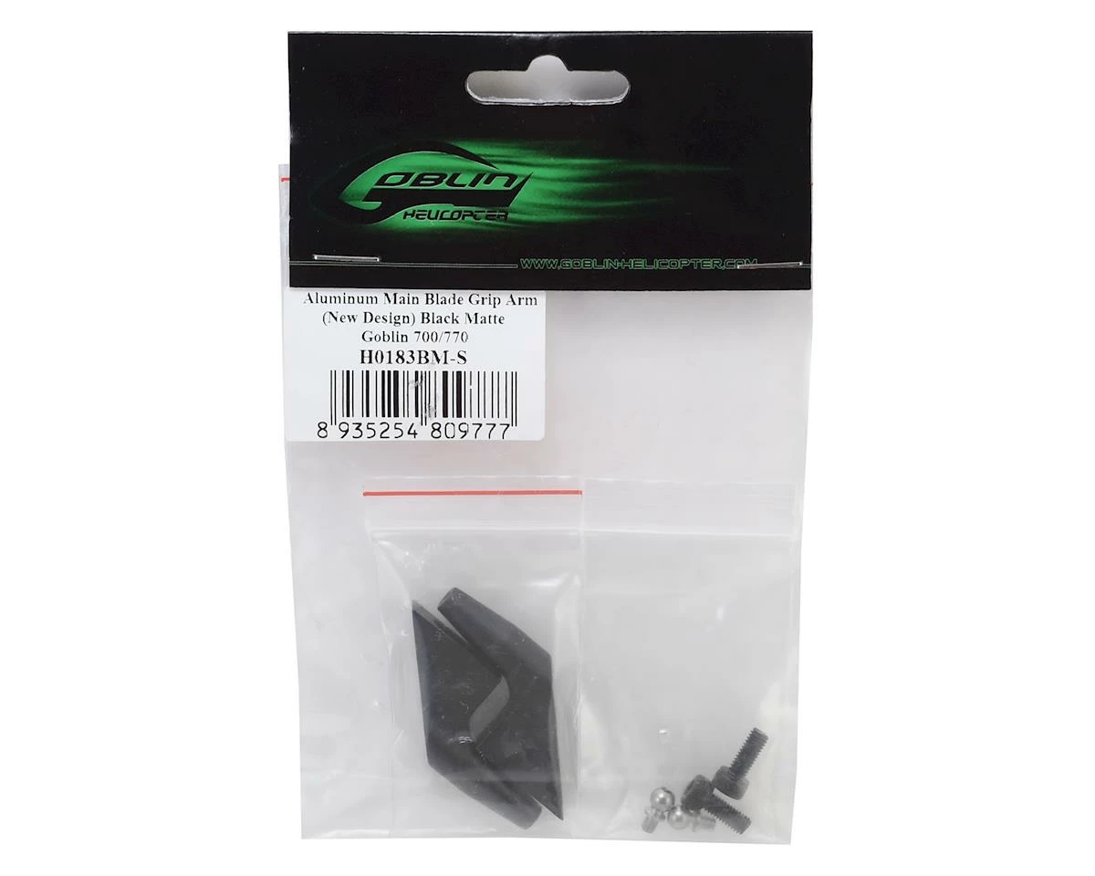 Outlet β€οΈ SAB Goblin Goblin 700/770 Aluminum Main Blade Grip Arm Set (Black Edition) (Updated) π 2 Outlet β€οΈ SAB Goblin Goblin 700/770 Aluminum Main Blade Grip Arm Set (Black Edition) (Updated) π - Image 2