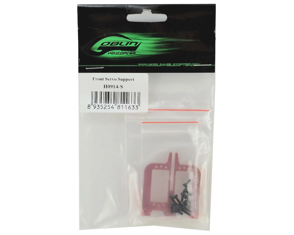 Outlet π SAB Goblin Aluminum Front Servo Support Set (2) (Red) π― 2 Outlet π SAB Goblin Aluminum Front Servo Support Set (2) (Red) π― - Image 2